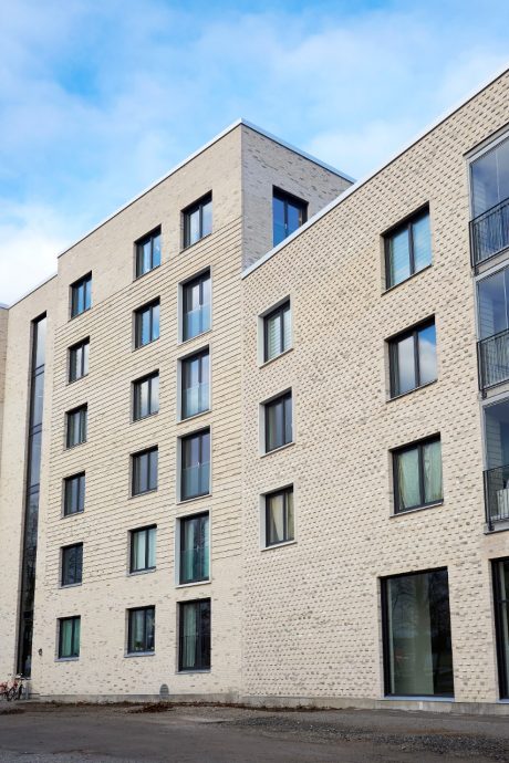 Apartment Building in Malmoe, Facing Brick, W 105 Ingefaer
