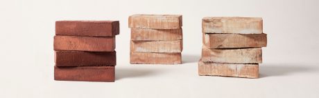 Fasadtegel:  EW2286 Karmin - EW2284 Terracotta - EW2294 Terracotta-Coal