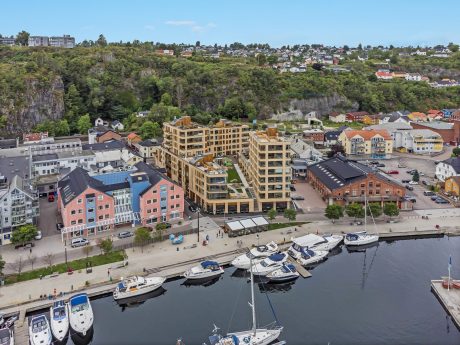 Fasadtegel - EW0479 Sand - Holmestrand Brygge, Norge