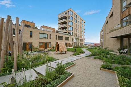 Fasadtegel - EW0479 Sand - Holmestrand Brygge, Norge