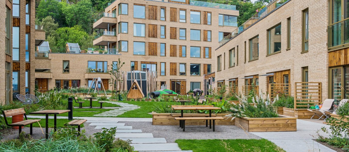 Fasadtegel - EW0479 Sand - Holmestrand Brygge, Norge