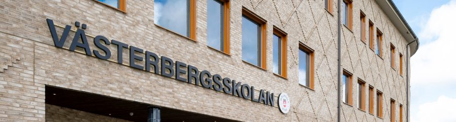 Fasadtegel: EW2438 White Bison | Västerbergssskolan, Mölndal