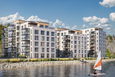 Brick: EW0109 Hvid Marmor | Strandholmen, Norway