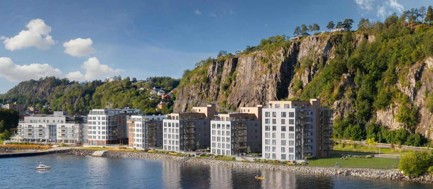 Brick: EW0109 Hvid Marmor | Strandholmen, Norway