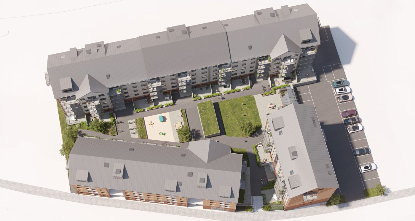 Fasadtegel: EW2222 Rådhustegl - EW2288 Dodenkop | Brf Kvisljunger Ängar