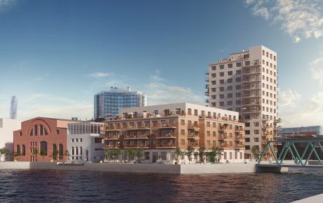 Brick: EW0109 Vit Marmor - EW0110 Röd Ockra | Brf Fyrskeppet, Sweden