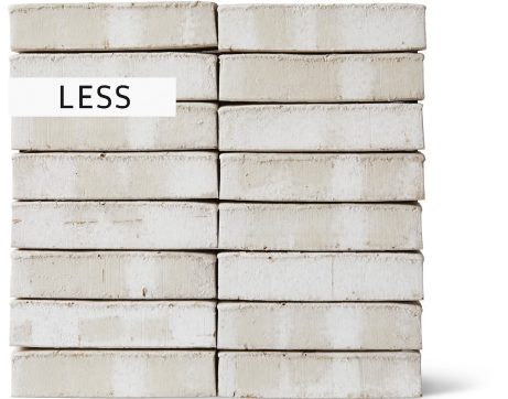 Fasadtegel - EW0109 Hvid Marmor - LESS