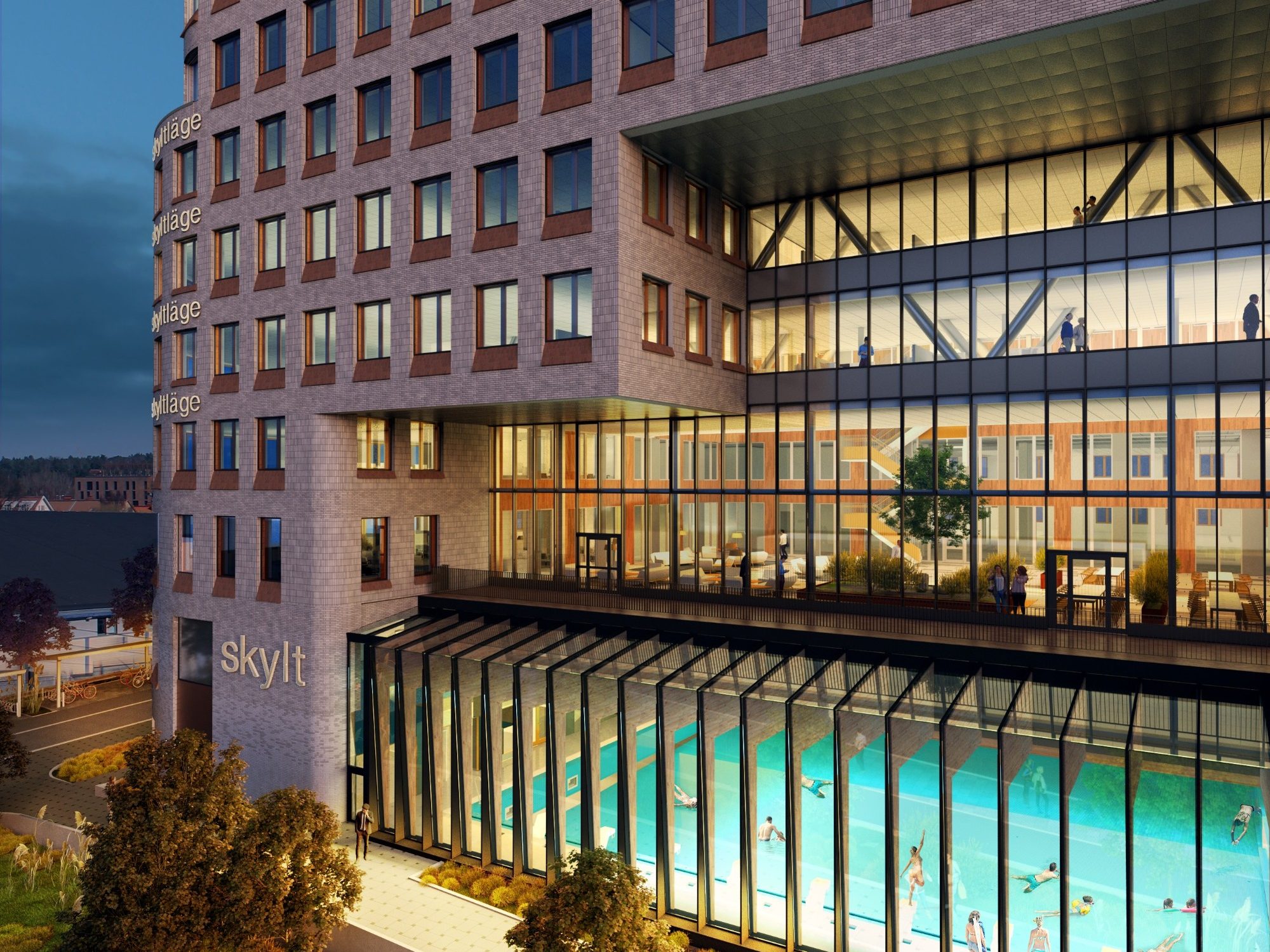 Facadetegel - EW2165 Antibes - Kvarteret Poolen, Sverige