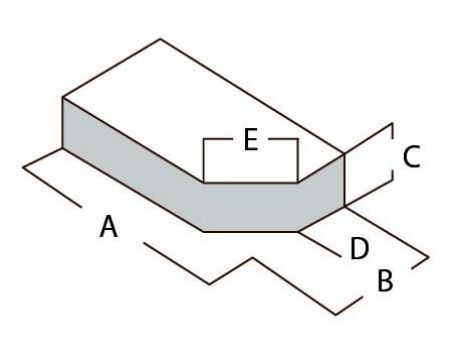 Brick - A14 - affaset sten
