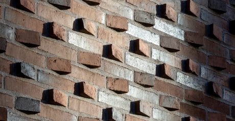 School Building in Copenhagen, Facing Brick - 2.4.78 Brown Devil