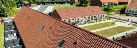 Fasadtegel - taktegel: EW3255 - Sinus | Agttrup Gårdhuse, Danmark