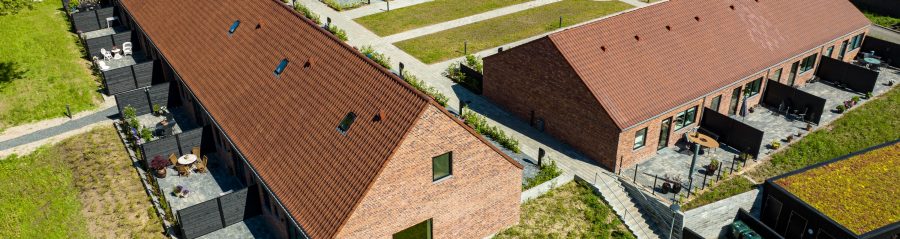 Fasadtegel - taktegel: EW3255 - Sinus | Agttrup Gårdhuse, Danmark