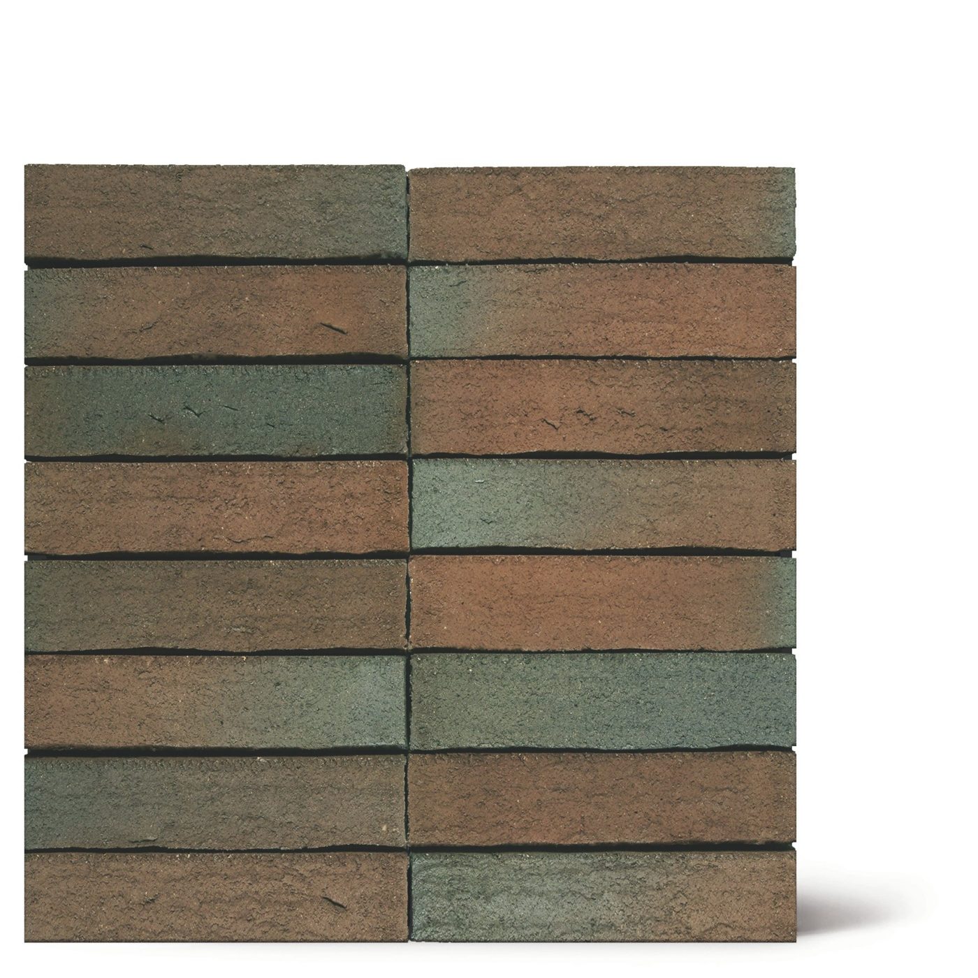 Facade Brick, Brun Schatterad Rustik
