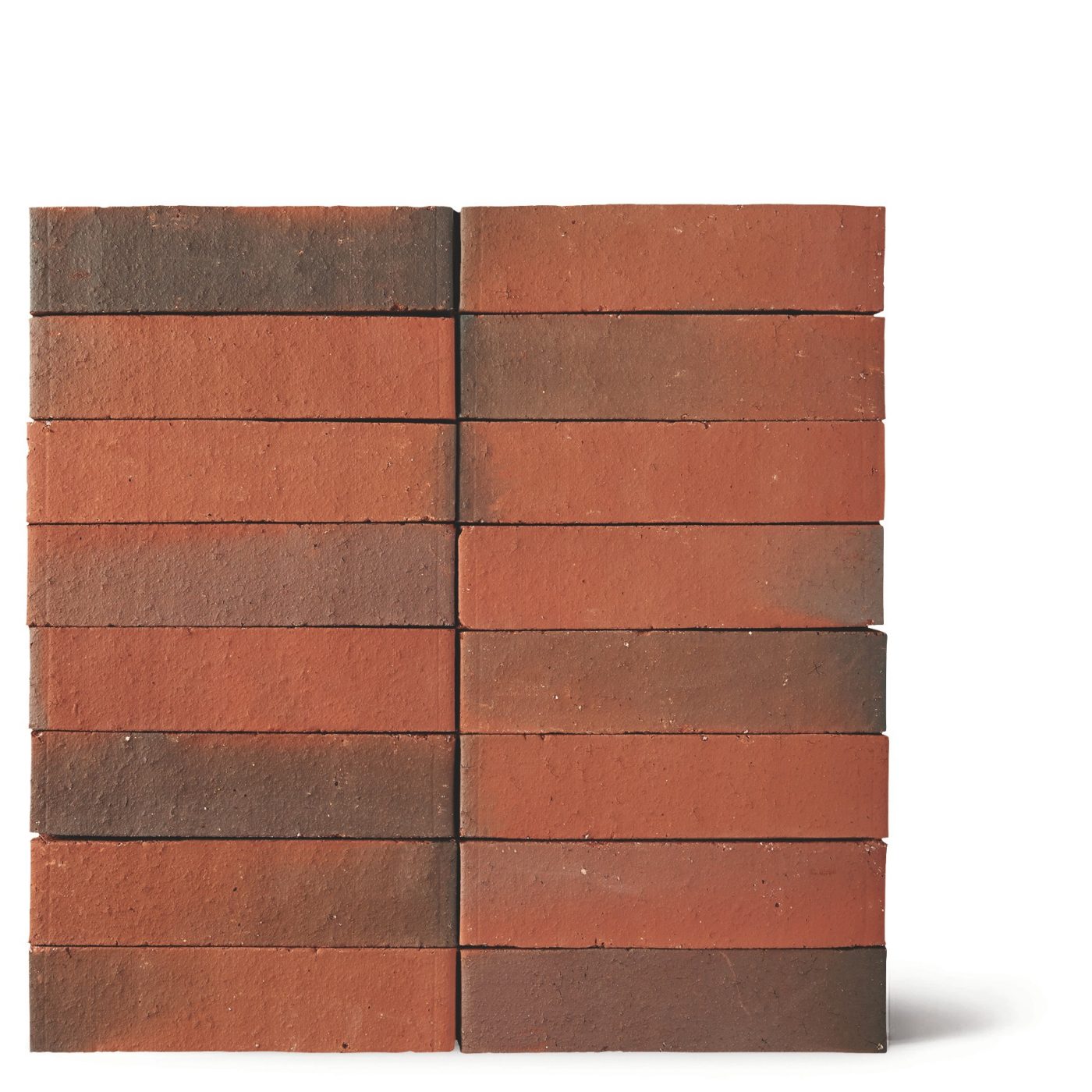 Facade Brick, Roed Schatterad Slaet