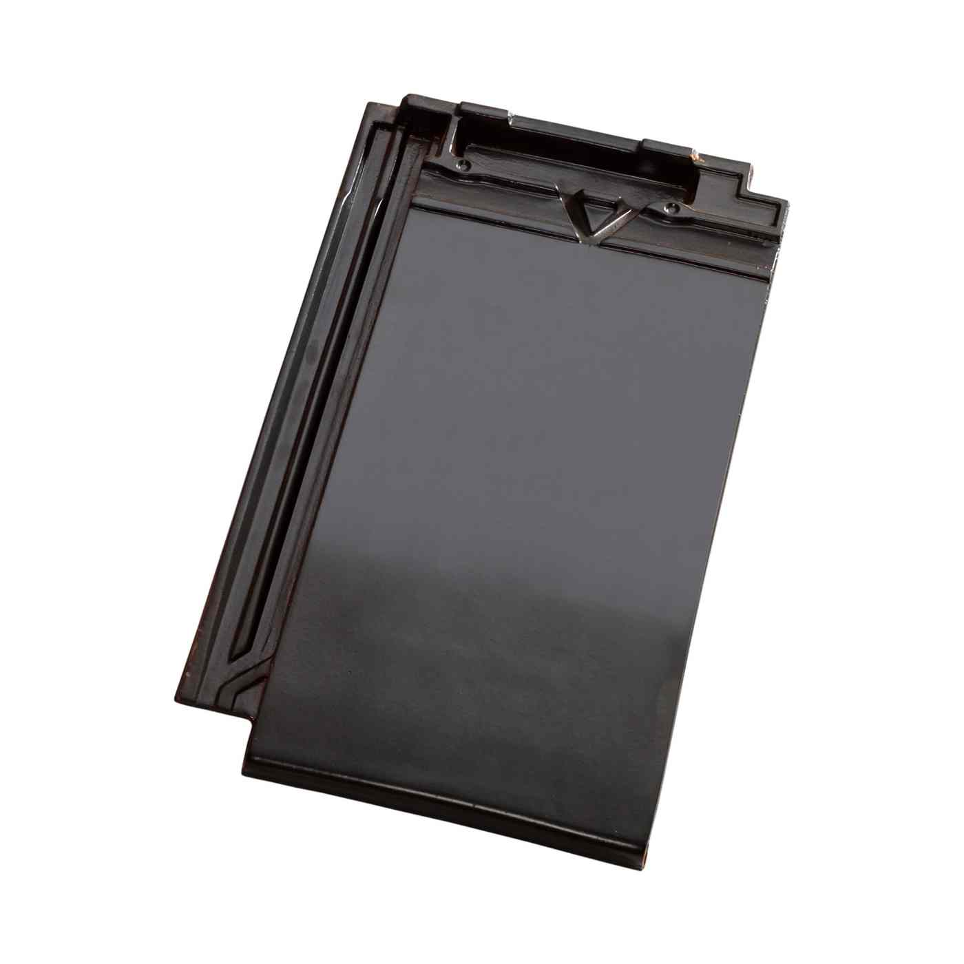 Productshot of the Datura Leizwart Verglaasd Roof Tile