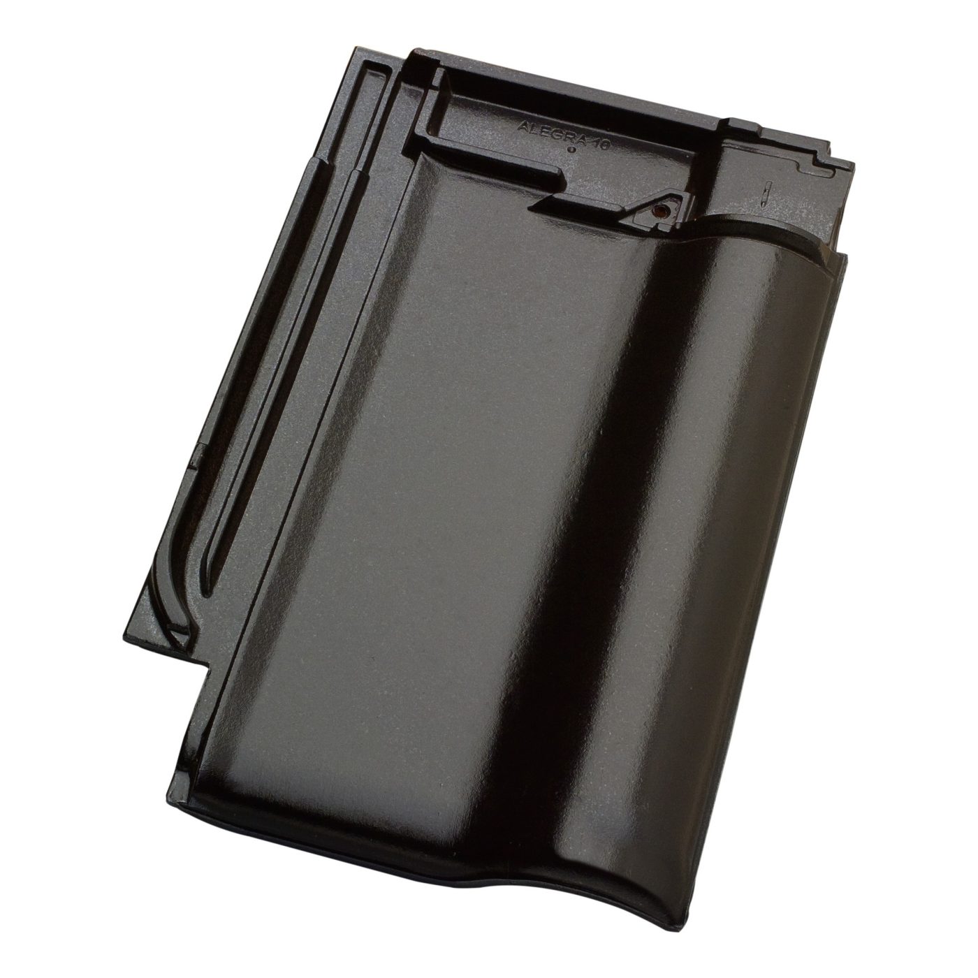 Productshot of the Alegra 10 Zwart Edel-Engobe Roof Tile