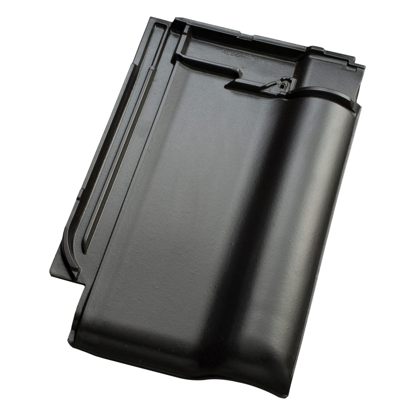 Productshot of the Alegra 10 Vulkaanzwart Edel-Engobe Roof Tile