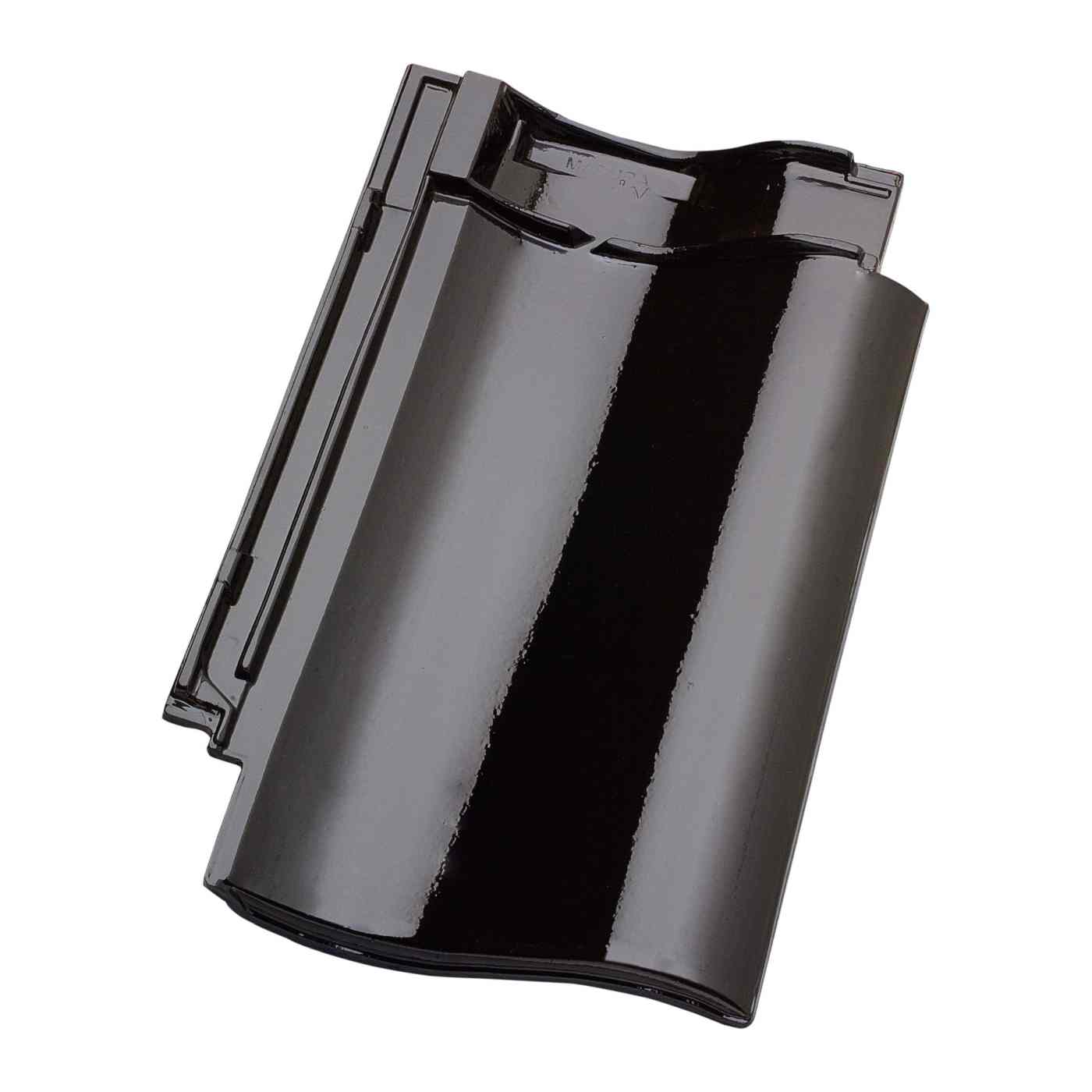 Productshot of the Madura Zwart Verglaasd Roof Tile