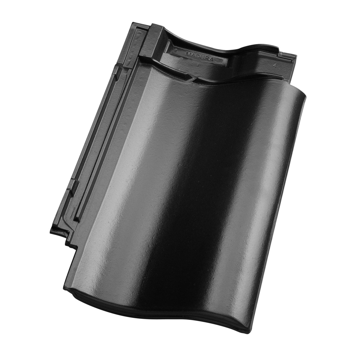 Productshot of the Madura Vulkaanzwart Edel-Engobe Roof Tile