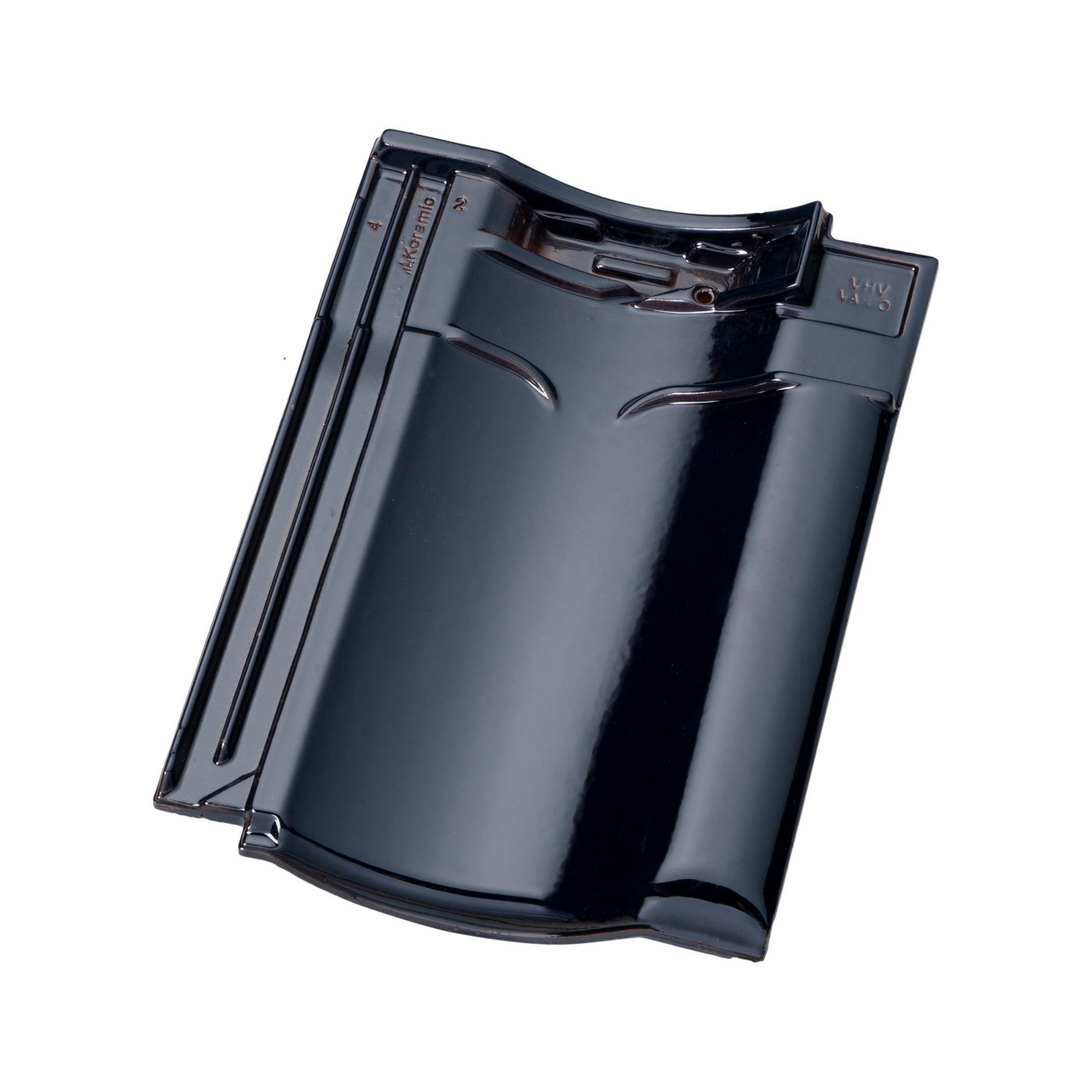 Productshot of the VHV Vario nachtblauw verglaasd (638) rooftile