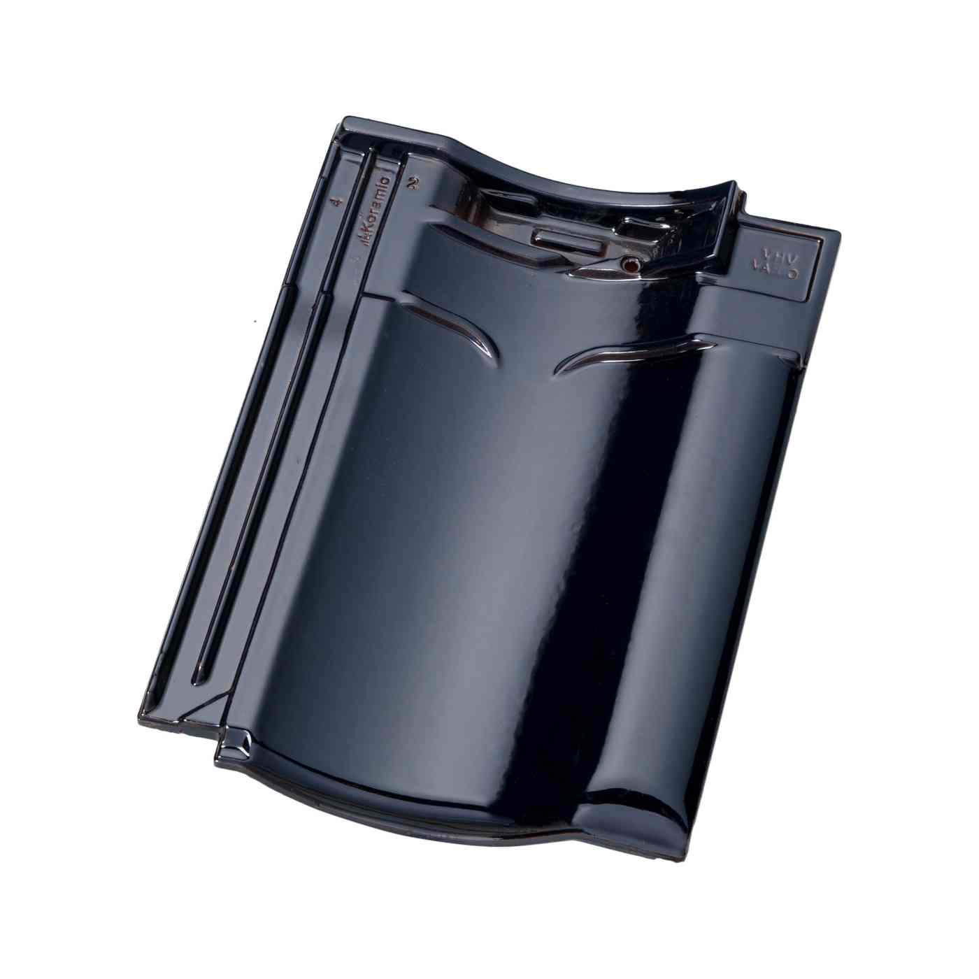 Productshot of the VHV Vario nachtblauw verglaasd (638) rooftile