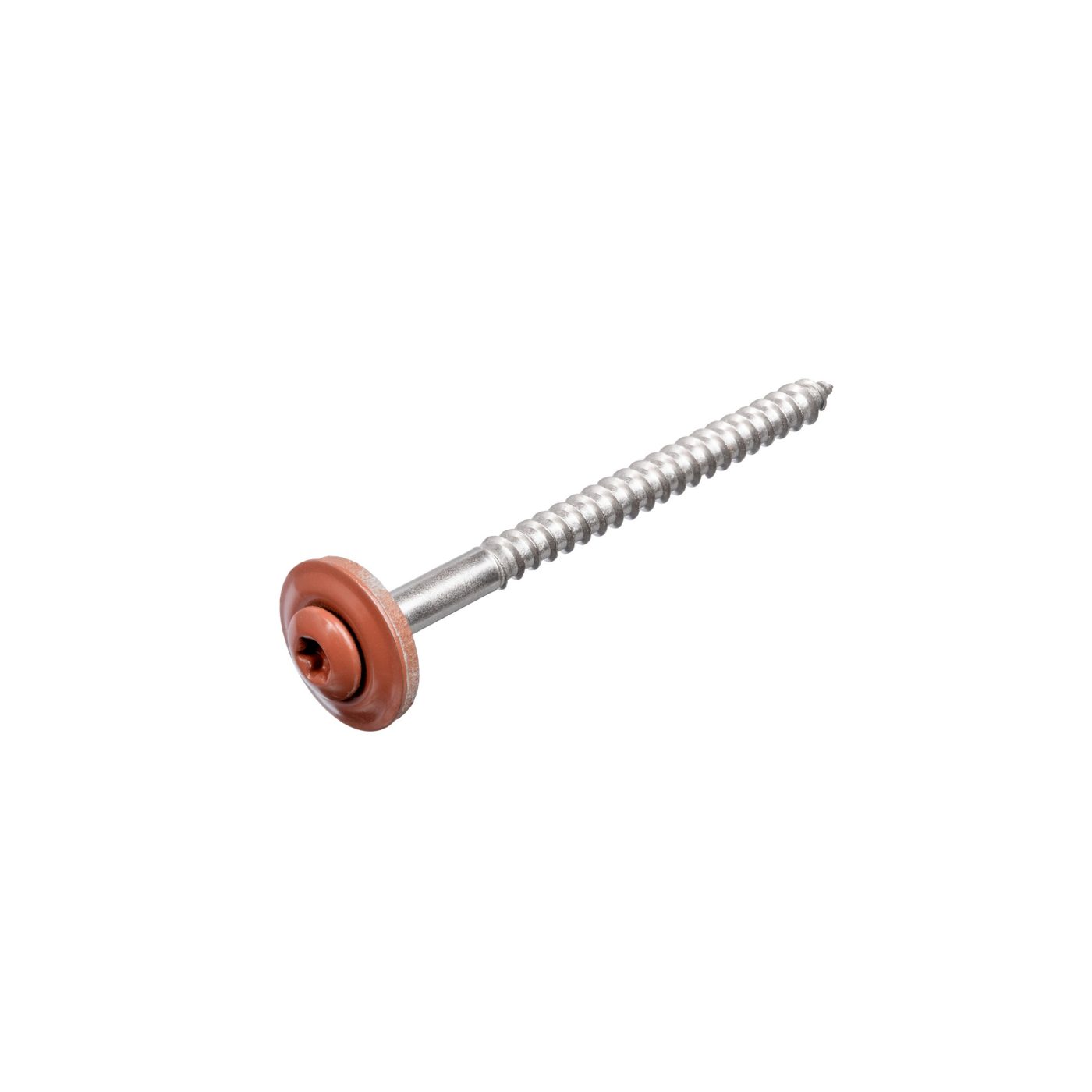 Productshot of the Klokschroef rvs neopreenring (vorsten) rood