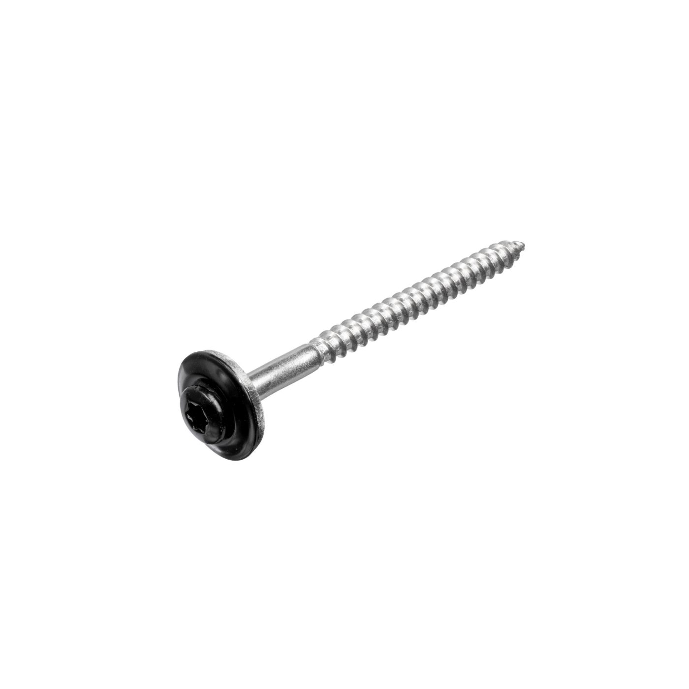 Productshot of the Klokschroef rvs neopreenring (vorsten) zwart